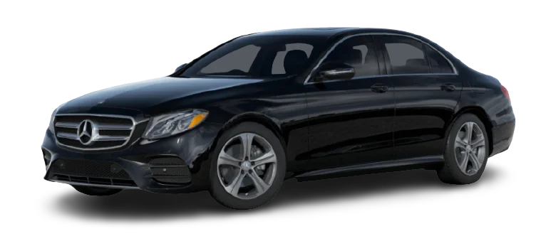 Black stretch limousine for luxury transportation service